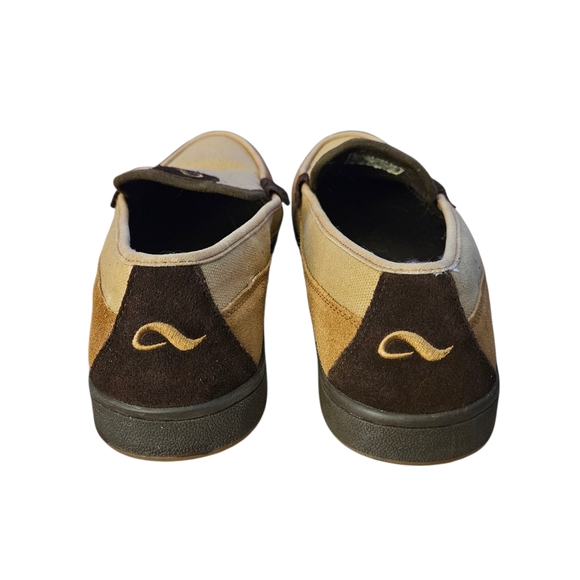 Vintage Men's Adio Skater Shoe Brown & Tan Leather Slip-On Shoes Size 10 USED - Picture 9 of 15